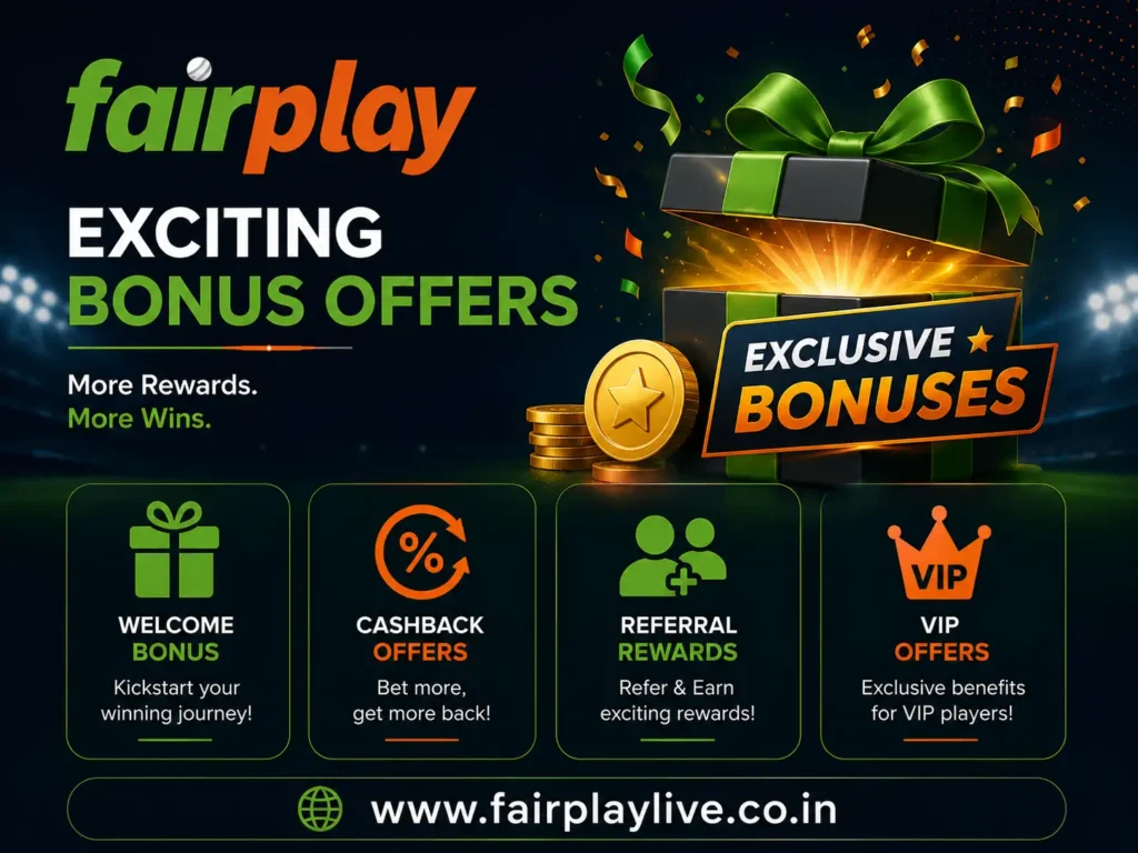 Fairplay Bonus – Welcome Bonus, Cashback, Referral Rewards & VIP Offers