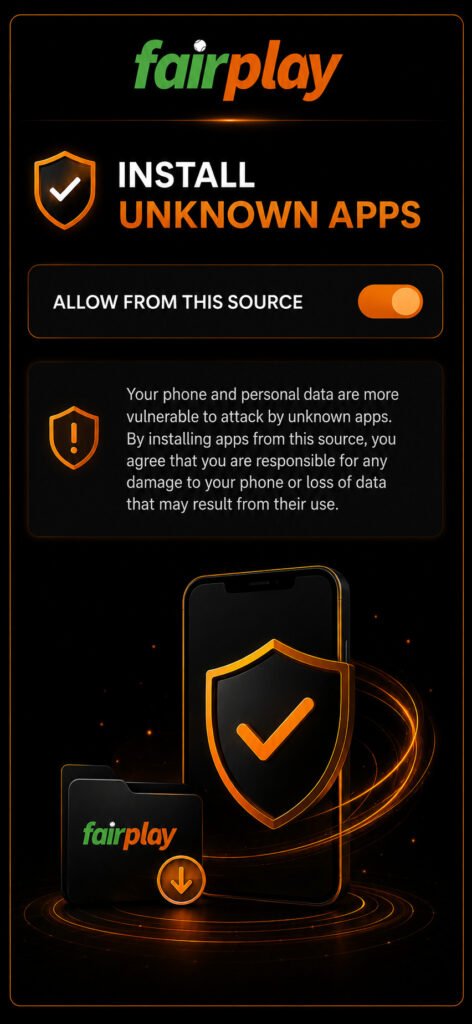 Allow Fairplay APK Installation if Required