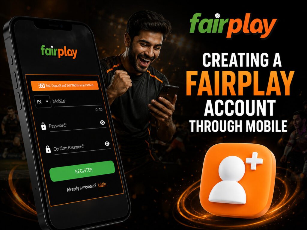 Creating a Fairplay Account Through Mobile