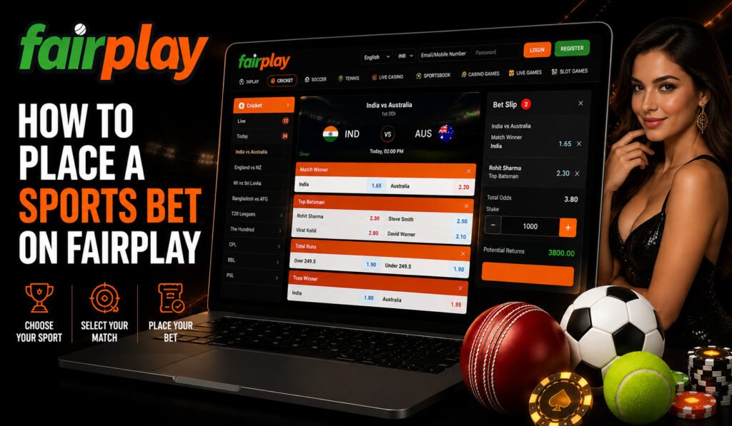 How to Place a Sports Bet on Fairplay