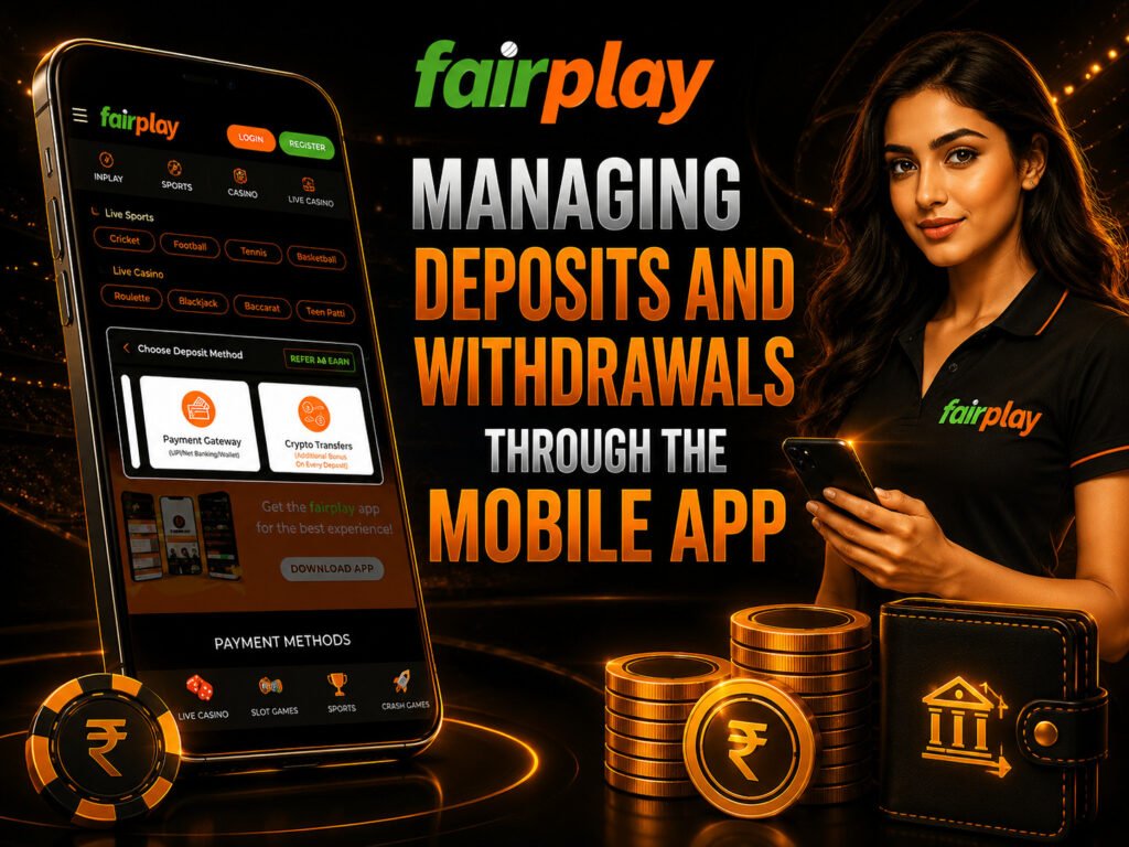 Managing Deposits and Withdrawals Through the Mobile App