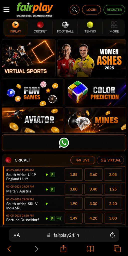 Open the Fairplay Mobile Website